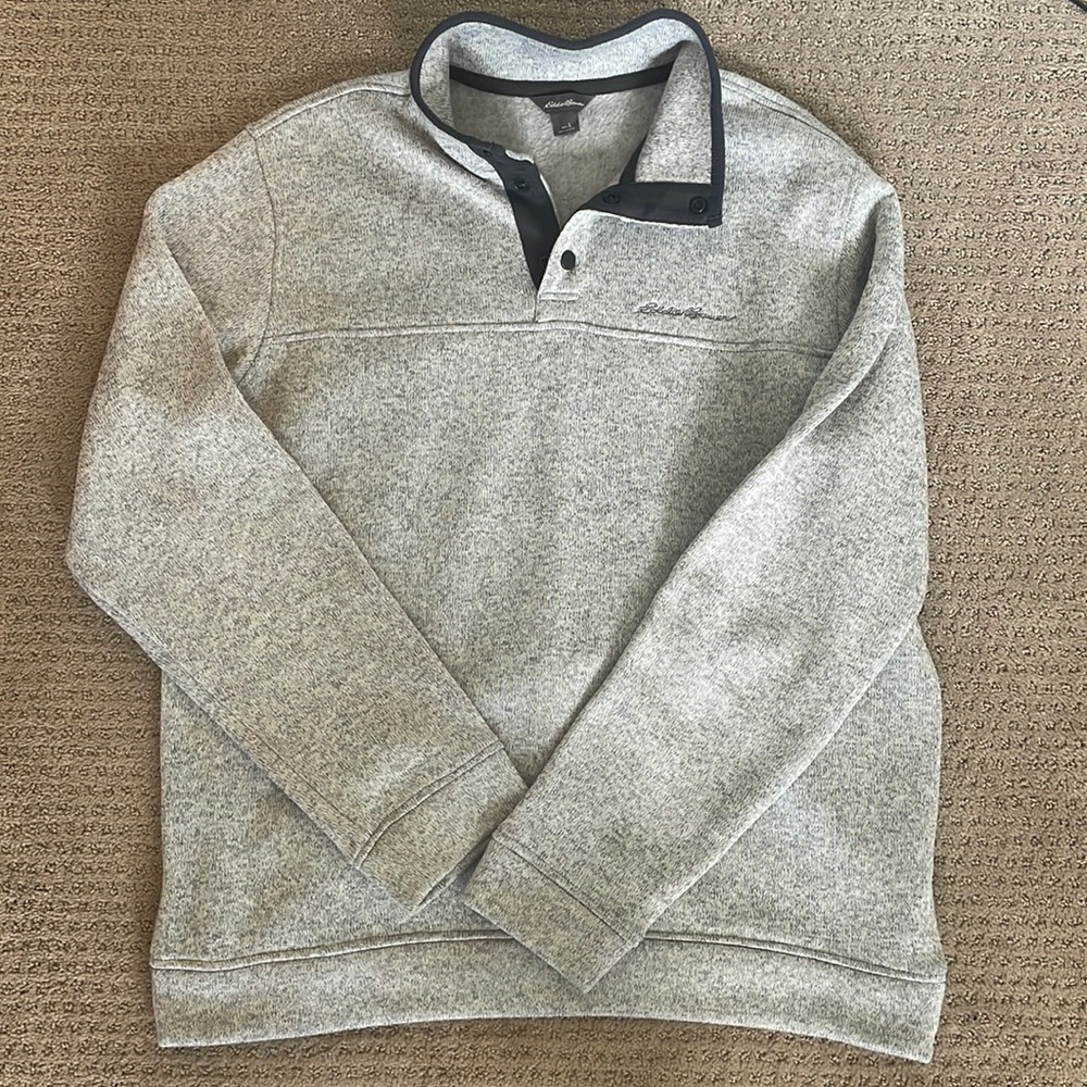 Eddie Bauer Grey Pullover